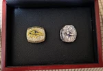 Baltimore Ravens Nfl Championship Memorabilia Set W Box. Fixed Price $55.00.