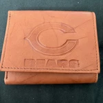 Chicago Bears Nfl Embossed Leather Trifold Wallet - Men's Brown. Fixed Price $20.00.