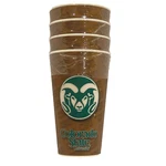 Set 4 Spirit Cups Csu Colorado State Rams 16OZ Official Licensed Holographic. Fixed Price $16.45.