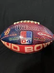 Budweiser Commemorative Wilson Football 2004 Bb Bowl Light Beer. Fixed Price $14.99.