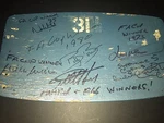 Signed Original 1996 Wembley Seat Hurst, Montgomery, Mills, Bonds, Whiteside. Fixed Price $671.19.