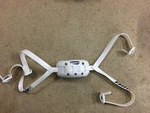 New Bike Football Hard Cup Chinstrap 4 Pt BACS50 White. Fixed Price $12.99.