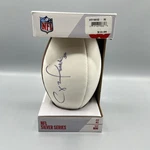 Wilson Nfl Mini Football Autographed Signed #52 With Box White Display. Fixed Price $48.00.