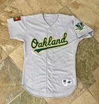 Vintage Oakland Athletics Team Issued Russell Baseball Jersey, Size 46, Large. Fixed Price $225.57.
