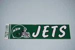 Vintage 1990 Trench New York Jets 3" X 10.75" Nfl Bumper Sticker. Fixed Price $9.99.