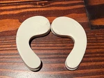 Rare Vtg New Nos Rawlings Football Helmet Vinyl Jaw Pads Hnd - 9 Hc Suspension. Fixed Price $99.99.