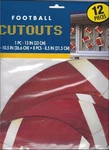 Football Super Bowl Game Watch Sports Theme Party Decoration Paper Cutouts. Fixed Price $12.99.