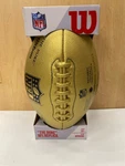 Brand New Wilson Nfl Gold Ball Official Full Size Great For Autographs. Fixed Price $36.95.