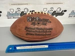 Official Wilson Nfl Afc Nfc Leather Game Football With 4 Unknown Autographs. Fixed Price $29.99.