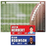 Fantasy Football Draft Board Kit - New For 2026 Medium Player Stickers &. Fixed Price $19.99.