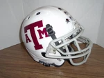 All-star Youth MEDIUM(Y14U) White Texas A&m Helmet, W/ I.bar Vision Face-mask. Fixed Price $39.95.