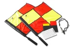 Kwik Goal Premier Referee Kit W/ Flags, Whistle, Lanyard, Wallet, Cards. Fixed Price $65.99.