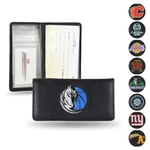 Mlb Nfl Nba Nhl Ncaa Embroidered Team Logo Leather Checkbook Wallet By Rico. Fixed Price $19.99.