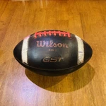 Ncaa Wilson Gst Leather Game Football - Fully Prepped Red Laces Used. Fixed Price $139.95.