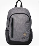 New Orleans Saints Heather Gray Backpack Nfl Durable Multi-pocket. Fixed Price $25.00.