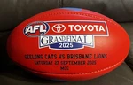2025 Sherrin Afl Grand Final Game Day Football Brisbane Lions Footy New. Fixed Price $190.40.