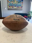 Wilson Nfl "the Duke" Made In U.s.a. Kt Field Leather Football Game. Fixed Price $65.00.