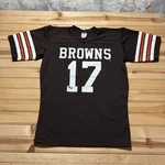 Vintage 80S Rawlings Cleveland Browns #17 Nfl V-neck Football Jersey Size Medium. Fixed Price $31.44.
