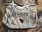 Nfl Arizona Cardinals Pro Fanity Women's Hoodie Tote Purse Gray Sweatshirt Bag. Fixed Price $29.90.