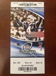 New England Patriots Vs Houston Texans 1-14-2017 Nfl Ticket Stub- Wild Card Game. Fixed Price $12.99.