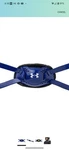 Under Armour Football Helmet Chin Strap, Adjustable Straps, Adult. Royal.. Fixed Price $14.99.