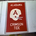 Alabama Crimson Tide Vintage Rug - 27 1/4 X 17 Ncaa. Fixed Price $44.95.