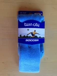 Twin City/tck Soccer,baseball,football,over Calf Tube Socks,columbia Blue,small. Fixed Price $6.95.