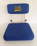 Ucla Bruins Vinyl Folding Padded Stadium Seat Bleacher Chair Blue Logo. Fixed Price $30.00.