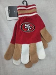 Forever Collectibles Nfl Sf San Francisco 49ERS Knit Stretch Gloves Small. Fixed Price $11.99.