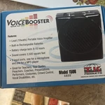 Personal Voice Amplifier Wearable Portable Megaphone Speaker With Microphon.... Fixed Price $85.00.