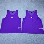 Lot Of Adidas Training Pro 20 Bibs Men's Soccer Purple Mesh Tank Top Jersey. Fixed Price $25.53.