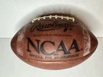 Vintage Rawlings Ncaa Leather Football Official For Championships Game ST-5. Fixed Price $70.00.
