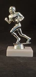 Pdu 500S - Trophy Topper Football Runner Figure, Silver 5" (bulk Of X89). Fixed Price $80.00.