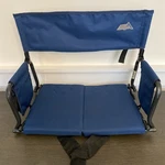 Rio Adventure Stadium Arm Chair Full Size Portable Seat. Fixed Price $35.99.