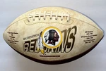 Washington Redskins Football Autograph Display Nfl. Fixed Price $62.95.