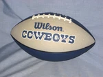 Dallas Cowboys Football Inflatable Toy By Wilson -display Or. Fixed Price $16.50.