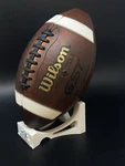 Wilson Gst Tdj Junior Size Age 9-12 Leather Football Game Prepped New. Fixed Price $135.95.