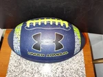 Under Armour Composite Football. Official Junior Size Blue/neon Green. UA8360. Fixed Price $19.00.