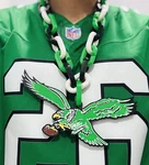Philadelphia Eagles Throwbac 3DPRINT Fan Chain Kell Green (fast Free Shipping). Fixed Price $22.99.