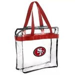 Nfl San Francisco 49ERS Clear Zipper Tote Bag Stadium Approved. Fixed Price $19.99.