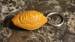 Vintage - Leather Football Pigskin Keychain With Gold Laces. Fixed Price $6.99.