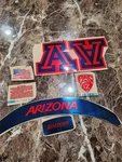Arizona Wildcats Full Size Football Helmets 3M Vinyl Decals Chrome. Fixed Price $20.00.