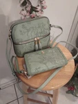 Mint Green Crossbody Purse Chic Unlimited Handbag Wallet Set. Fixed Price $80.00.