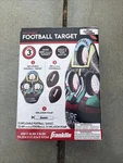 Franklin Sports Inflatable Football Passing Target, Learn To Throw Game 45". Fixed Price $19.99.