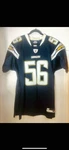 Nfl Shawne Merriman Football Chargers #56 Jersey Reebok Size 48.. Fixed Price $46.00.