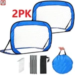 4X3 Ft Soccer Goal Net Set Of 2 Portable Pop-up Football For Kids Youth Teen. Fixed Price $29.98.