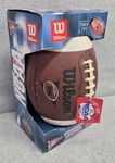 Vintage Box Wilson Ncaa 1001 Composite Leather Ultra-grip Football Rare. Fixed Price $99.00.