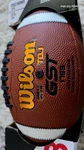 Wilson Gst Tdj Junior Football Size 9-12 Composite Game Brown WTF1783. Fixed Price $56.00.