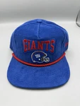 New Era The Golfer York Giants Snapback Hat Cap Nfl Corduroy Script Blue. Fixed Price $34.99.