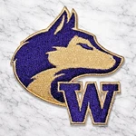 Washington Huskies Ncaa Embroidered Iron Patch 2.5"X2.75" Free Shipping&track. Fixed Price $5.49.